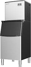 EUHOMY Commercial Ice Maker Machine 400Lbs/24H,ETL Approval, Industrial Ice Machine, 250Lbs Storage, Ice Ready in 11-20min, Stainless Steel Ice Maker for Bar/Cafe/Restaurant/Business