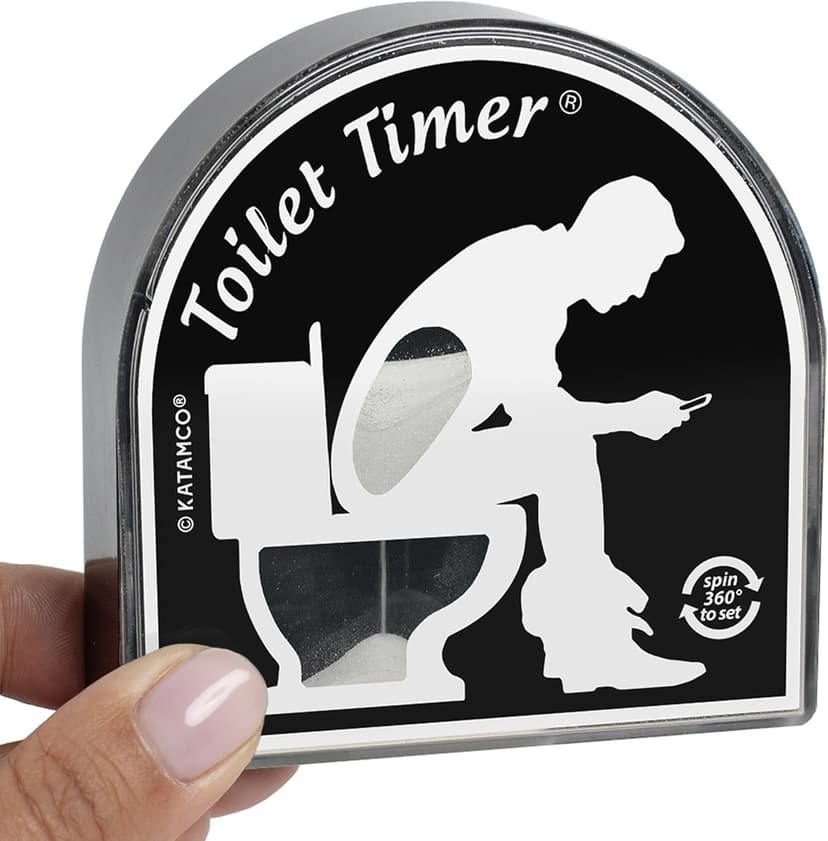 Katamco The Original Toilet Timer (Classic), As Seen on Shark Tank. Funny Gift for Men, Husband, Dad, Son, Birthday, Christmas, Father's Day.