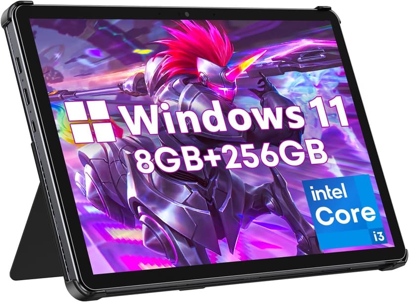 CHUWI Windows 11 Tablet 10.1'', 8GB RAM 256GB SSD, Intel Core i3 (3.9GHz), Expandable to 2TB, Windows Tablet PC, IPS HD Touchscreen, 4K HDMI, 5MP AF Camera, WiFi 6, BT5.3, USB3.2, with Case