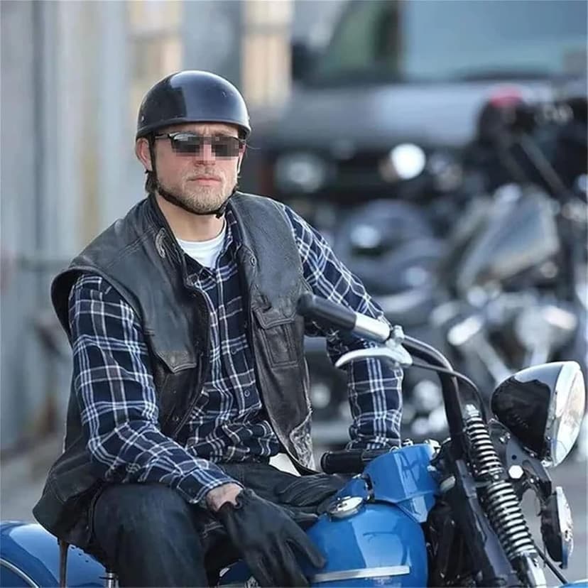 Small and Light Ultra-Thin Beanie DOT Approved Low Profile Open Face Half Helmets for Men Women,Adult Retro German Motorcycle Helmet for Cruiser Moped