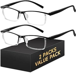 Reading Glasses Men Blue Light Blocking Readers Spring Hinge Computer Anti Eyestrain Eyeglasses