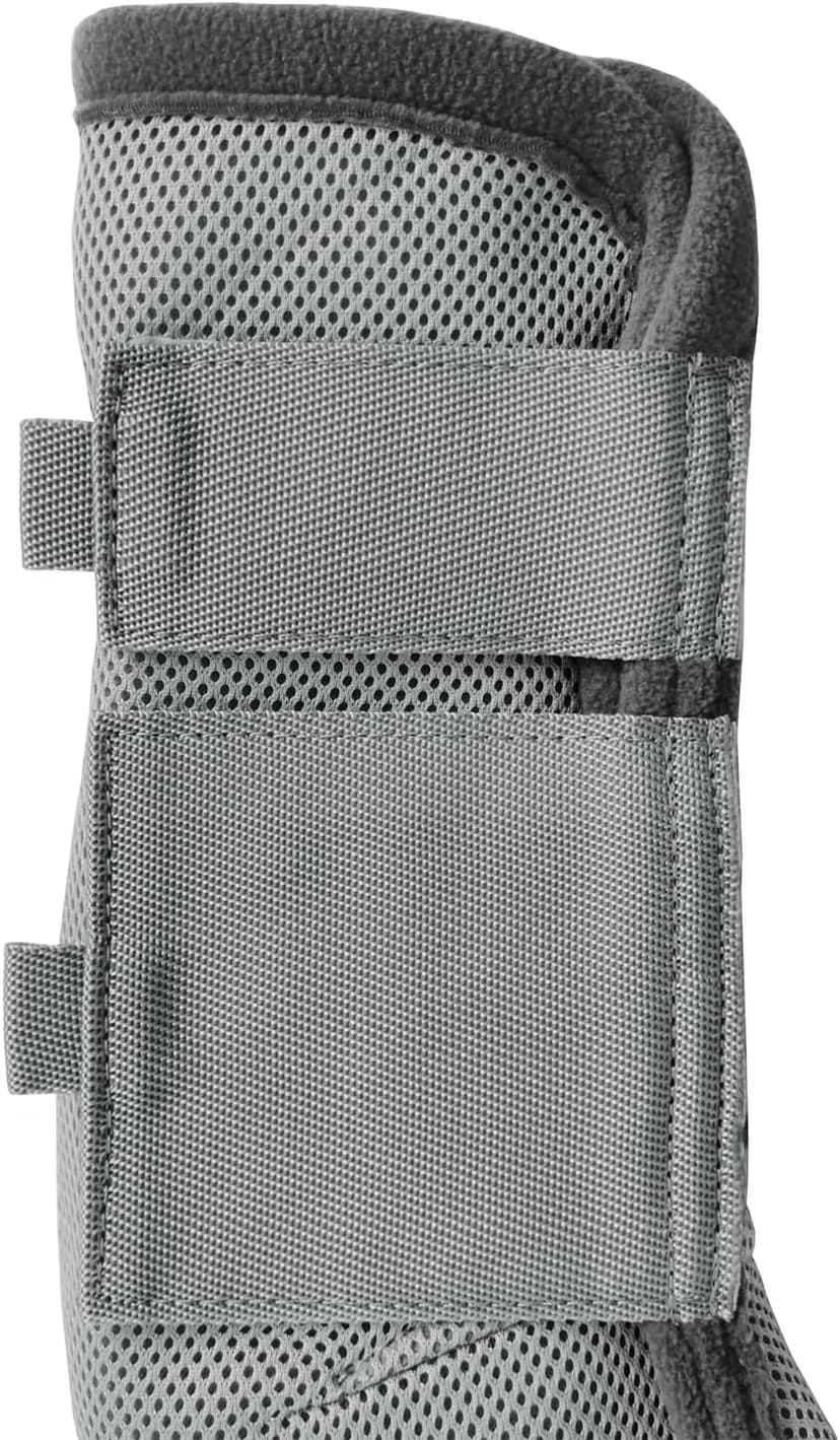 Gallopoff Fly Boots for Horses Set of 4, Breathable Comfy Mesh Horse Leggings Reduce Stomping, Hoof Stress, and Leg Fatigue Grey Full