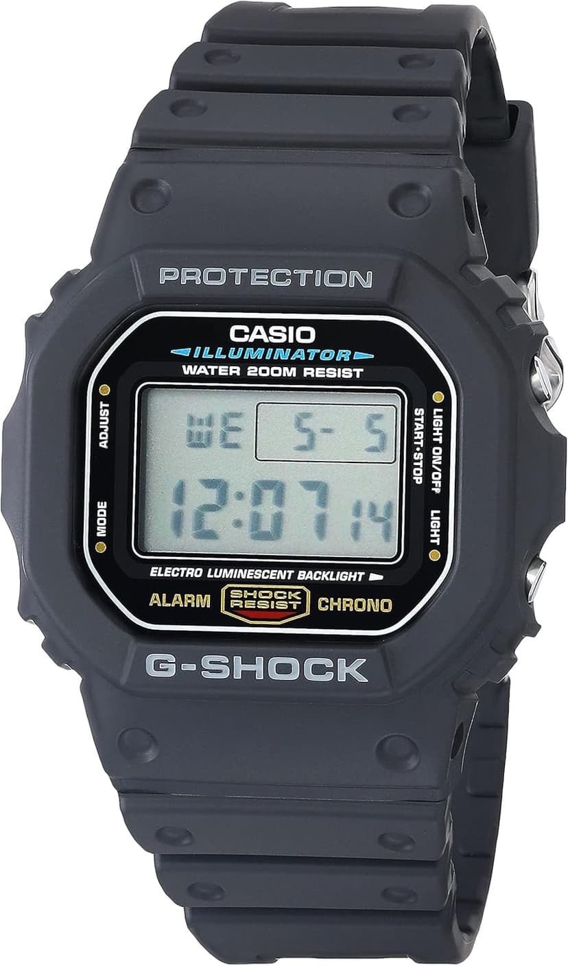 G-Shock Casio G-Shock Shock Resistant DW5600UE-1V Men's Water Resistant Black Resin Sport Watch