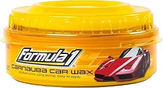 Formula 1 Carnauba Car Wax Paste - High-Gloss Shine - Polish for Car Detailing to Shine & Protect – Remove Haze and Paint Swirls w/ Micropolishing Agents – Car Cleaning Supplies (8 oz)