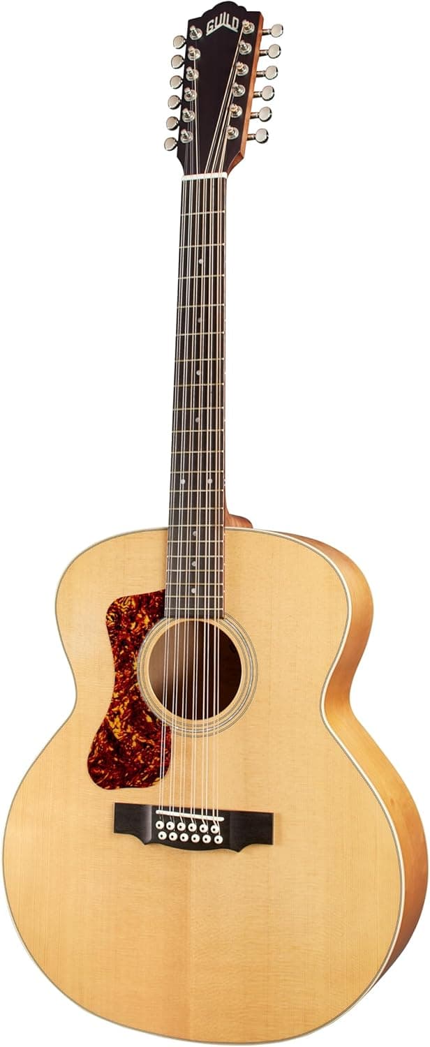 GUILD F-2512E Maple Jumbo 12-String Acoustic Lefty