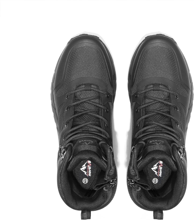 NORTIV 8 Men's Military Tactical Boot Lightweight Comfortable Boots for Work All Day Side Zipper Motorcycle Combat Hiking Boots Metrostrike(8-9 Inches)