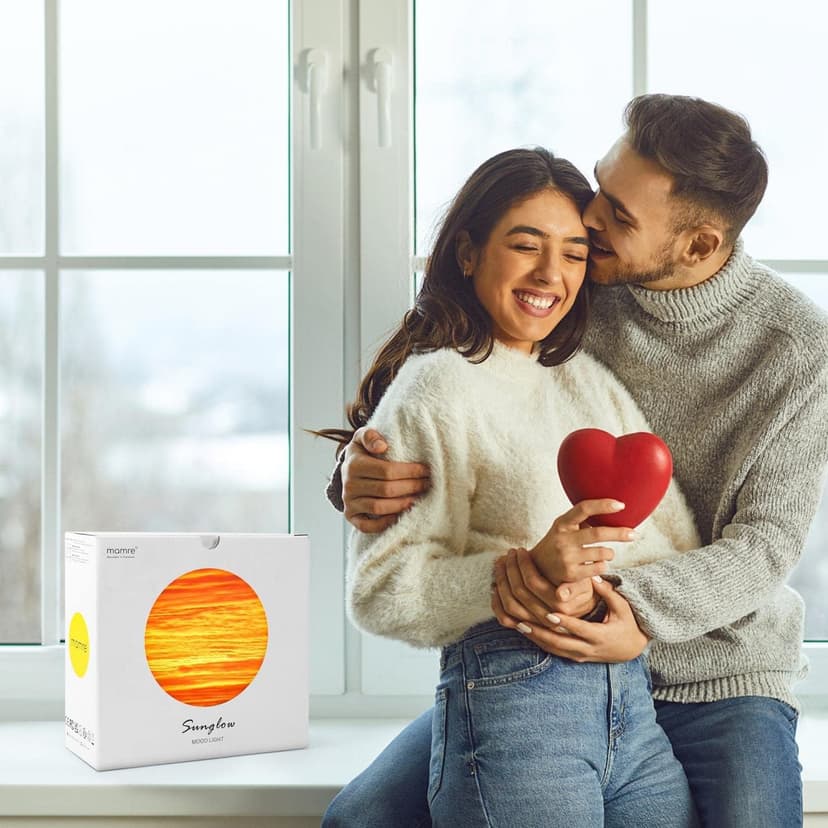 mamre Golden Sunset Lamp Gifts Idea Anniversary Valentine’s Birthday Mother's Day Gifts Home Decoration Unique Table Lamp Gift