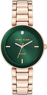 Anne Klein Women's Genuine Diamond Dial Bracelet Watch