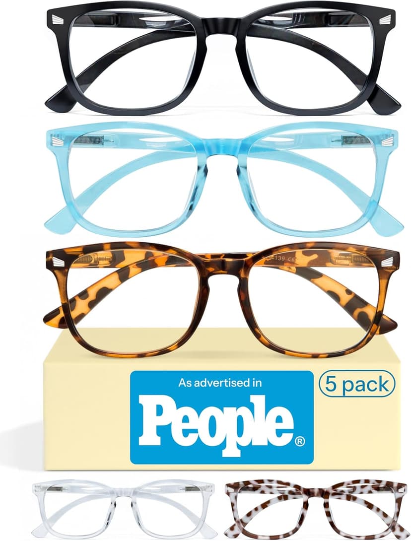 CCVOO 2.25 Reading Glasses for Women, Eye glasses, Blue Light Readers for Women, Cheaters