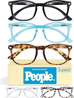 CCVOO 2.25 Reading Glasses for Women, Eye glasses, Blue Light Readers for Women, Cheaters