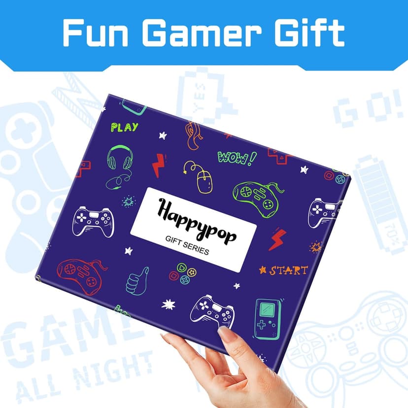 Gamer Gifts for Teens Boys - Video Game Gifts, Gaming Socks for Kids 4-18 Years with Greeting Card