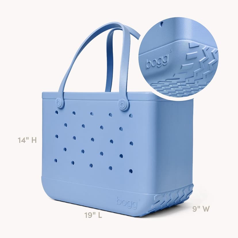 BOGG BAG BOGG BAG Original Large Tote – 19” x 14” x 9” – Durable, Washable, Tip-proof – Beach, Pool, Boat, Work, Sports