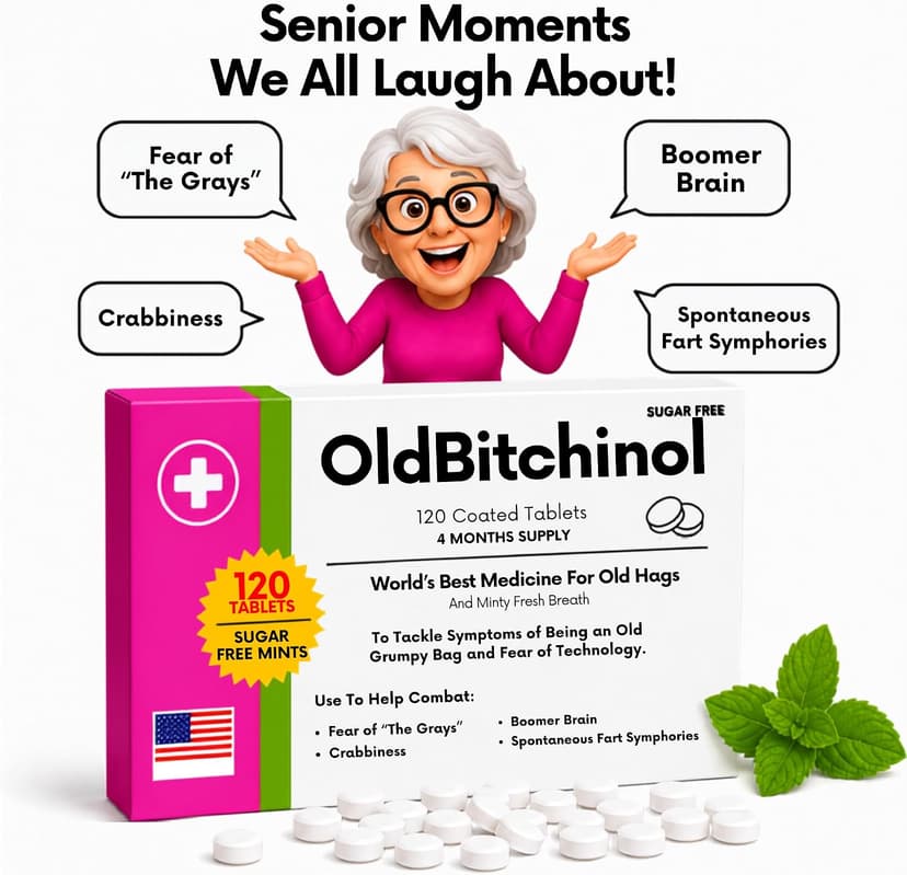 Funny 30th 40th 50th 60th 70th Birthday Gag Gifts fo Her Old Hag Menopause Jokes Novelty Mother's Day Present Funny Birthday Gag Gift for Women -120 Sugar-Free Mints Made in USA B0FYYPZS9K
