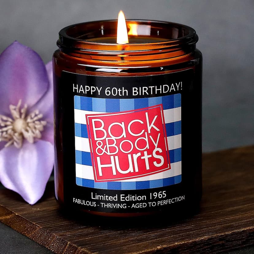 60TH Birthday Gifts for Women Men, Happy 60th Birthday Decorations for Women Men, 60th Gift Ideas, 60 Year Old Gifts for Him Her Mom Dad Wife Husband Friends Sister