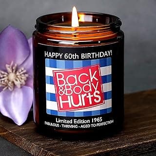 60TH Birthday Gifts for Women Men, Happy 60th Birthday Decorations for Women Men, 60th Gift Ideas, 60 Year Old Gifts for Him Her Mom Dad Wife Husband Friends Sister