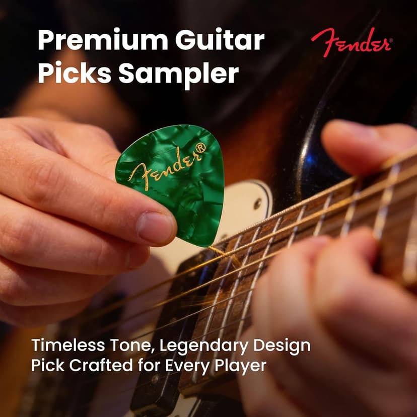 Fender Premium Picks Sampler - 12 Pack Includes Thin, Medium & Heavy Gauges (Austin Bazaar Exclusive) B07ZRYKNGS