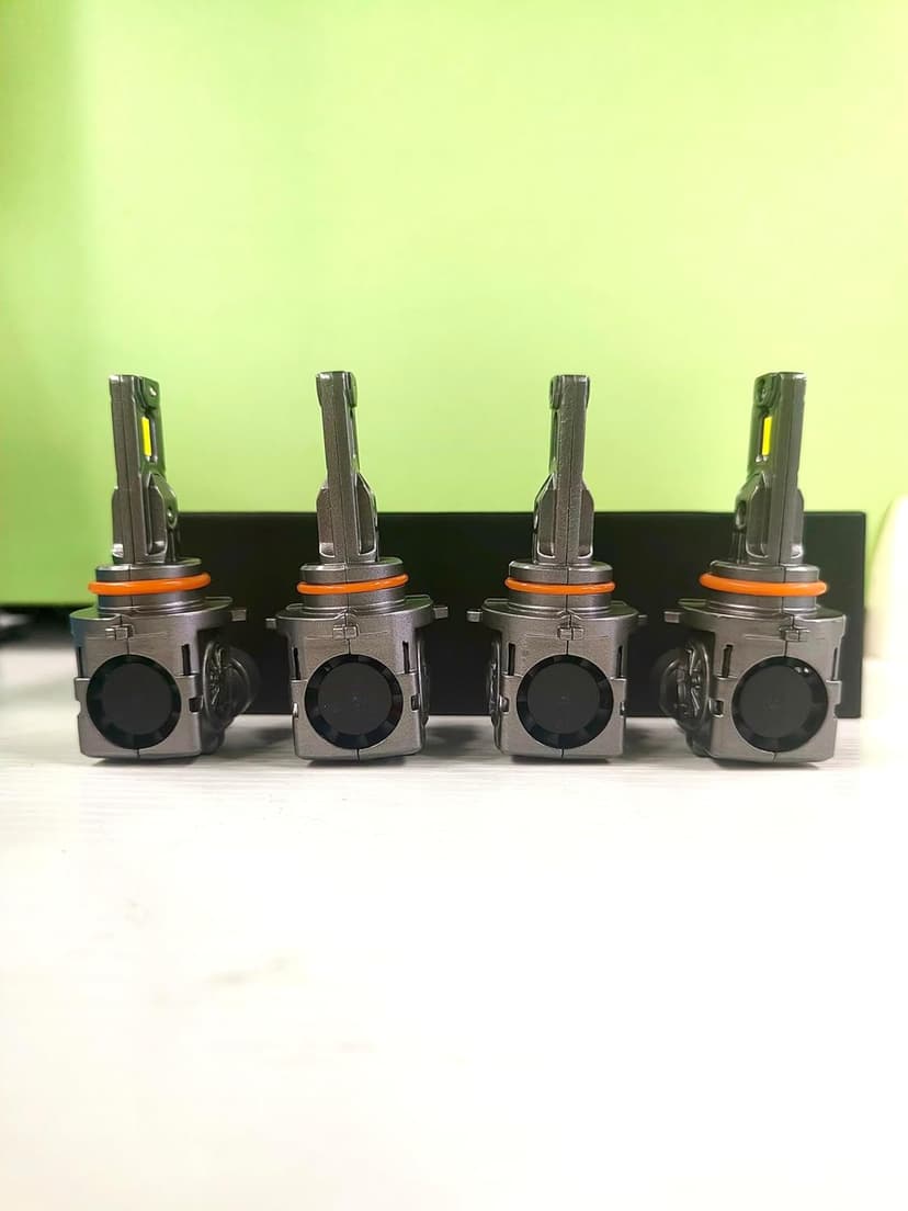 Termitor 9005 9006 Bulbs Combo, 110,000LM 1300% Ultra Bright, True 1:1 Mini Halogen Size, Plug and Play No Adapter, HB3 HB4 Fog Light Conversion Kits, 85000+ Hours Lifespan, Pack of 4