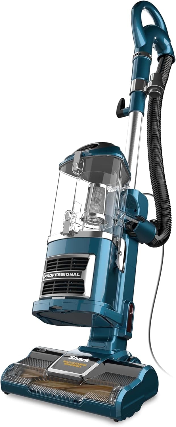 Shark Upright Vacuum, Navigator Lift-Away with Self-Cleaning Brushroll, HEPA Filter, Swivel Steering, Upholstery Tool & Pet Crevice Tool, Perfect for Pets & Multi-Surface, Teal, ZU503AMZ