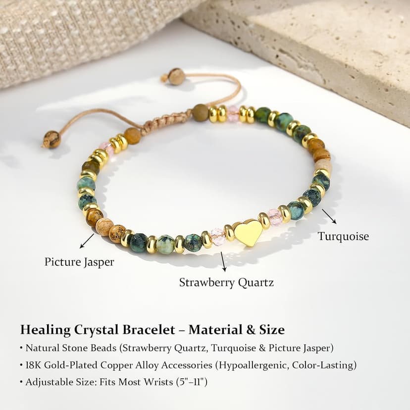 Sister Gift from Sister, Best Friend Friendship Bestie Bracelets, Turquoise Bracelet, Christmas Stocking Stuffers for Woman Unique Birthday Gifts for Women, Friend Gifts for Women B0G4LNWG5R