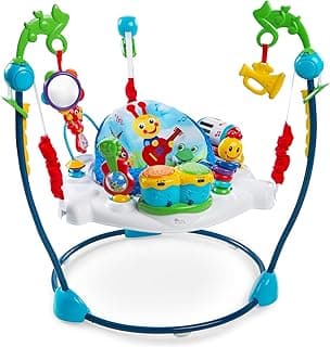 Baby Einstein Neighborhood Symphony Activity Baby Jumper Activity Center, Infant Entertainer with Lights and Melodies, Age 6 Months +, Max Weight 25 lbs., Unisex