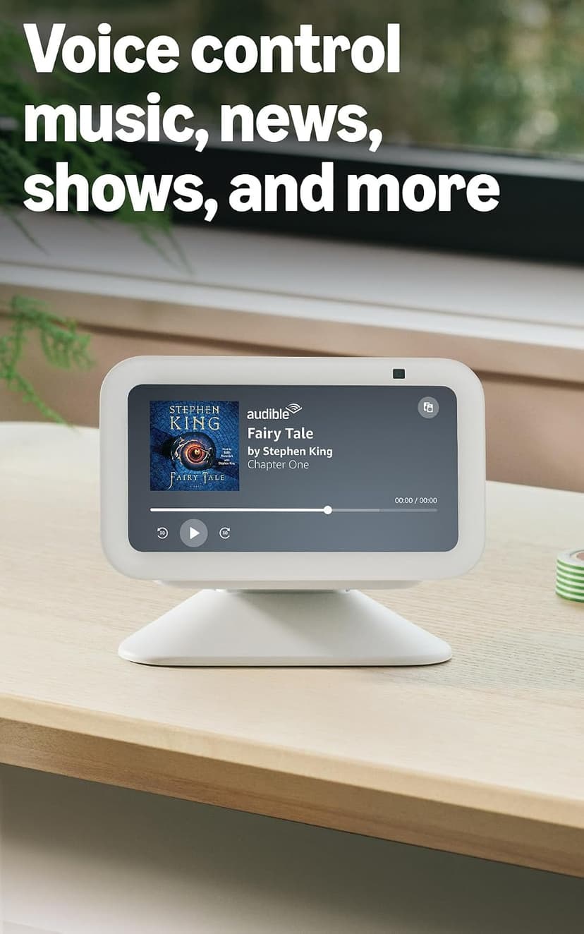 Amazon Echo Show 5 (newest model), Smart display, Designed for Alexa+, 2x the bass and clearer sound, Charcoal B09B2SBHQK