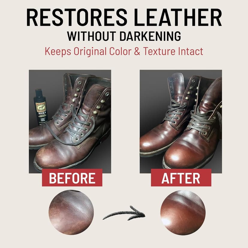 Bickmore Bick 4 Leather Conditioner 8 oz - Cleaner & Conditioner - Restore Polish & Protect All Smooth Finished Leathers