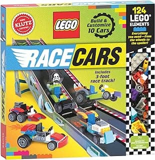 KLUTZ Lego Race Cars STEM Activity Kit, Small