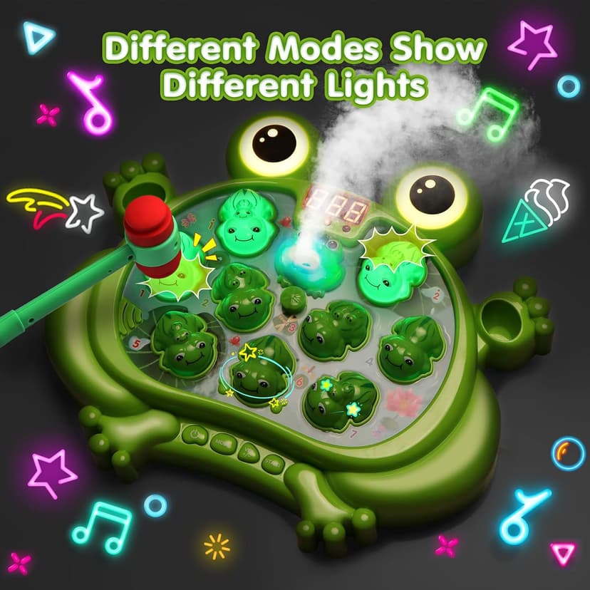 With 5 Modes,45 Levels,9 Music Spray and Light-up, Baby Toy Gifts for Early Learning, Birthday Gift for Toddler Boy Toys HopeRock Toys for 2 3 4 5 Year Old Boy,Toddler Toys Age 2-4 Birthday Gift B0B7WXKKWJ