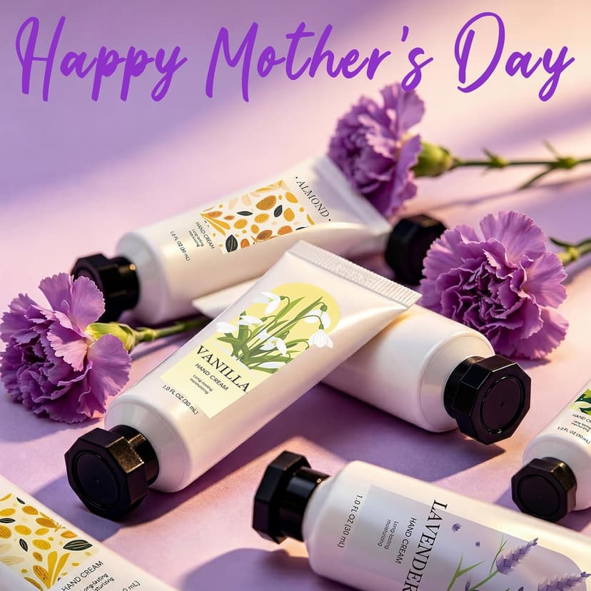 spa luxetique 10 Pack Hand Cream Gifts Mothers Day Gifts for Mom Hand Lotion for Dry Cracked Travel Size Mini Moisturizing Lotion for Women Appreciation Gifts 10 x 1.0 oz/30ml