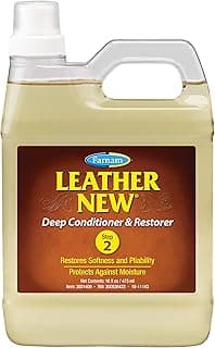 Farnam Leather New Deep-Cleaning Conditioner and Restorer for Saddles and Leather, 16 Ounces