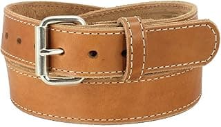 Daltech Force Roughcut® - Concealed Carry CCW Natural Leather Gun Belt 15-17 oz Full Grain Leather Belt