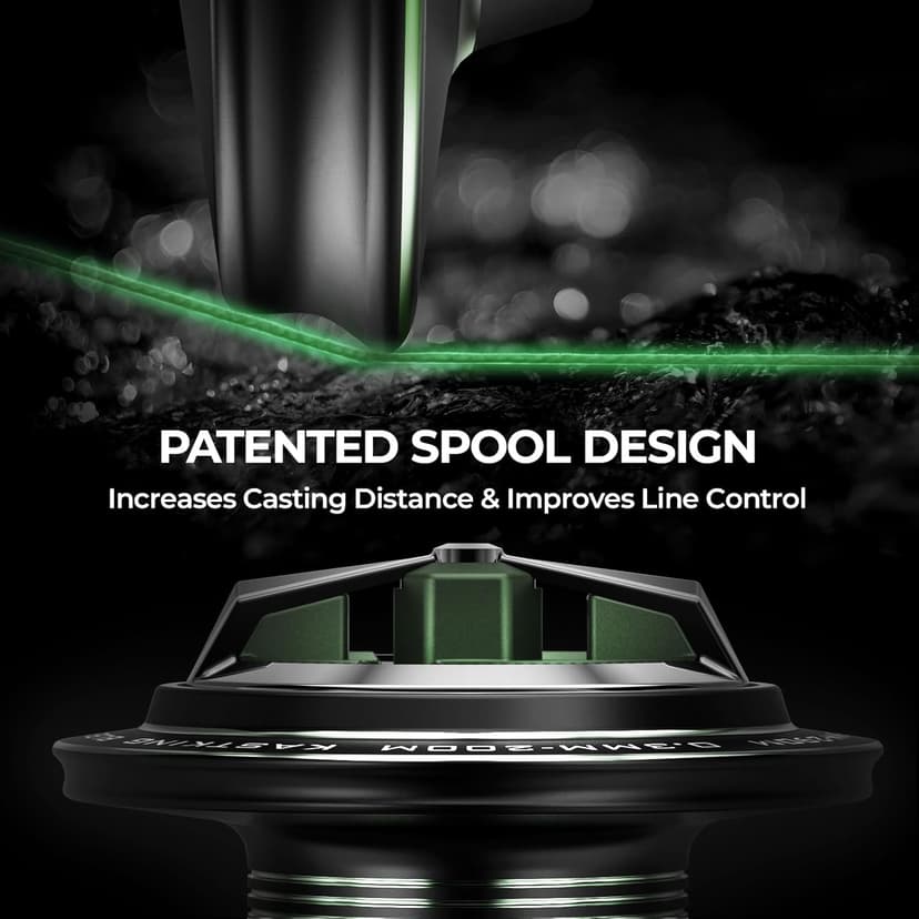 KastKing Spartacus II Spinning Reel – Sealed Carbon Fiber 22LBs Max Drag – 7+1 Stainless BB for Saltwater&Freshwater – 5.2:1 Gear Ratio – Size 500&1000 Perfect for Ice Fishing