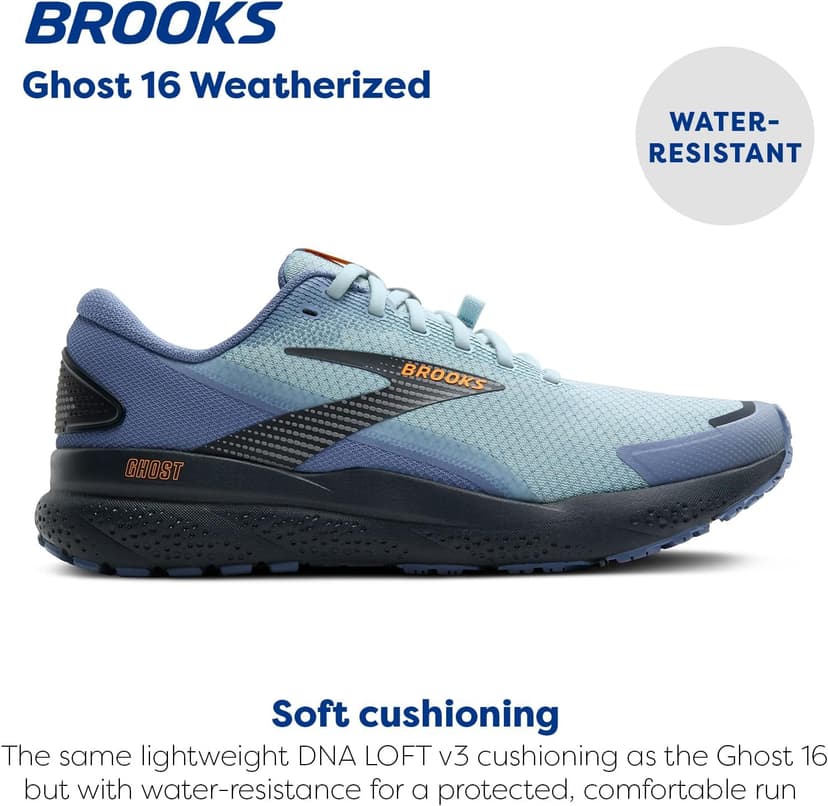 Brooks Men's Ghost 16 GTX Waterproof Neutral Running Shoe