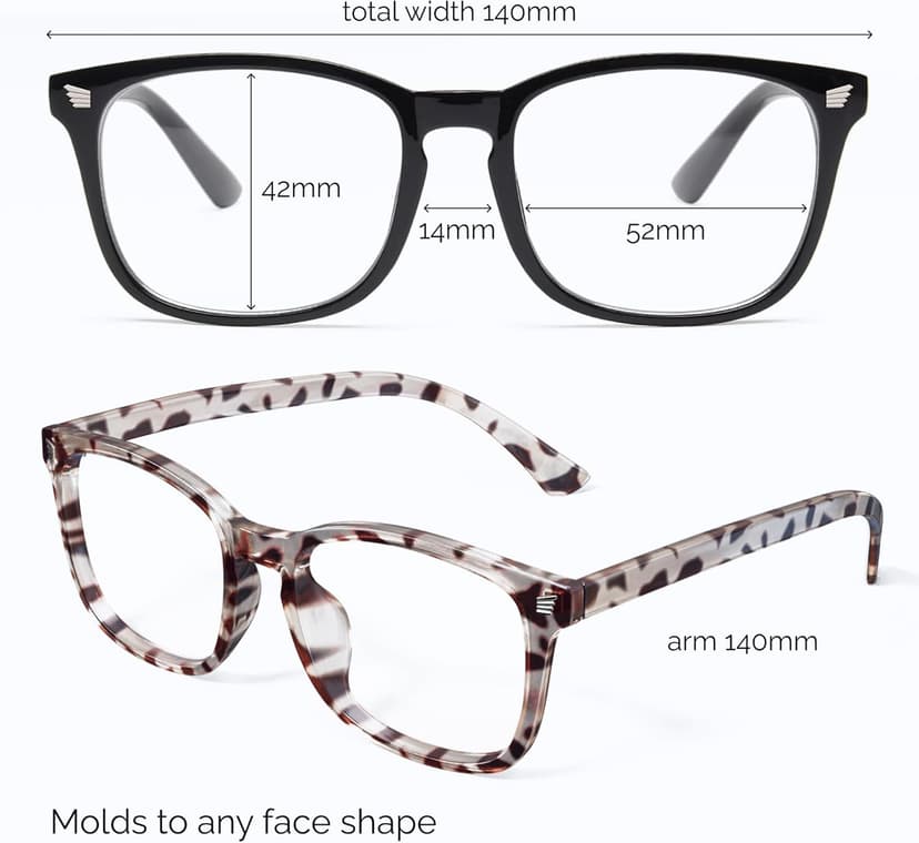 livho High Tech Blue Light Glasses - Advanced Blue Light Blocking Computer Glasses - Screen Fatigue & UV Protection