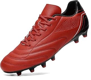 HaloTeam Soccer Shoes Mens Cleats Outdoor Professional Training Turf Football Boots Breathable Athletic Sneaker for AG/FG 6.5 US-11 US