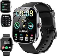 Soudorv Smart Watch for Men Women, 2026 New Smartwatch(Answer/Make Call) , 1.91" Fitness Watch with 120+ Sport Modes, Fitness Tracke with Pedometer/Sleep Monitor/Heart Rate/IP68, for Android/iPhone Black