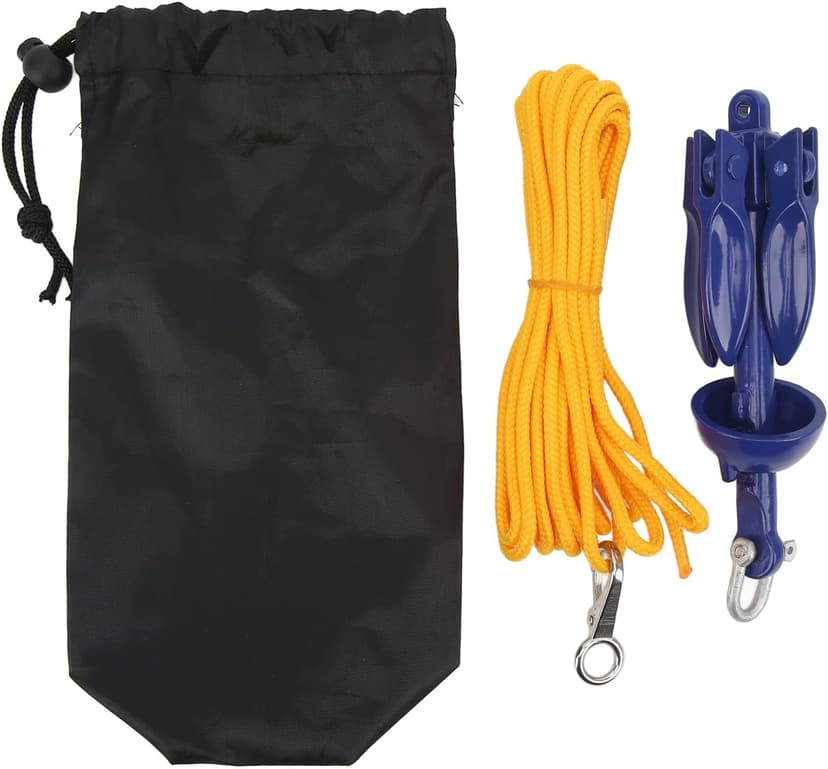 Marine Aluminium Foldable Kayak with Yellow Rope for Fishermen
