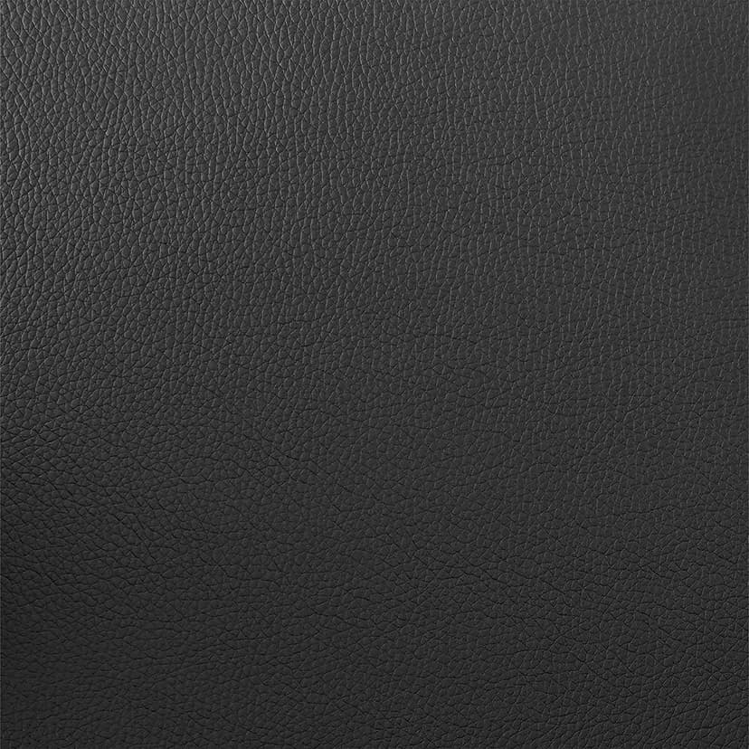 Armen Living Daphne Office Chair in Black Faux Leather and Chrome Finish, 33" x 21" x 20"