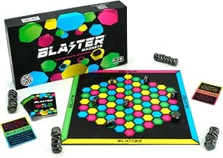 Board Game – an Incredible Magnet Game That Will Catch You! Magnetic Chess with 32 Magnetic Stones, Colorful Board, 18 Wild Cards, 2 to 8 Players. Parties, Strategy.