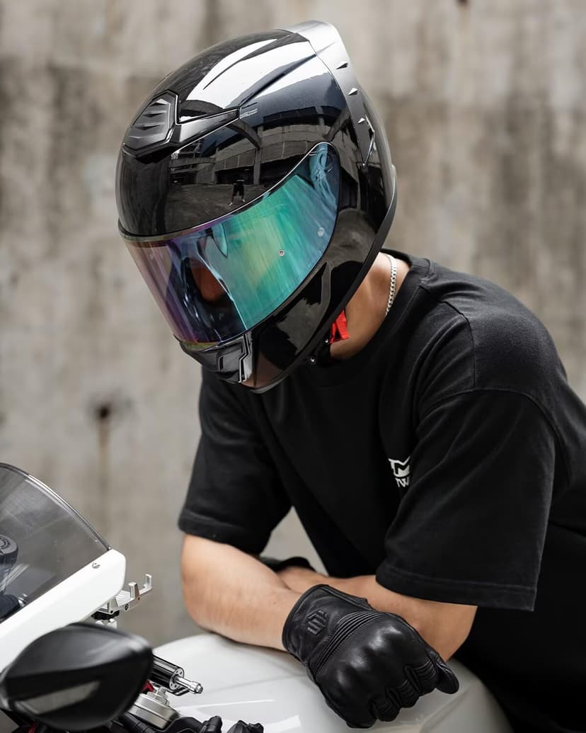 ILM Motorcycle Helmets Full Face for Men Women Cascos para Motos Powersports Motorbike Street Racing DOT Model MF566