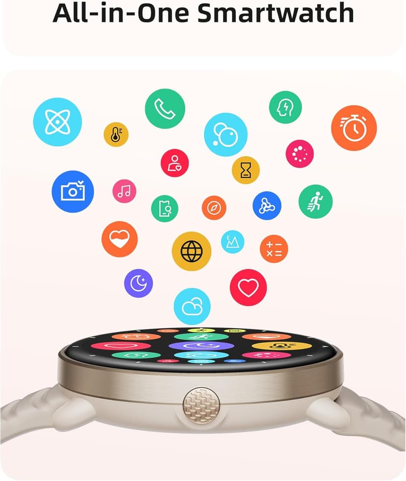 Parsonver Parsonver Swimming Smart Watch, 5ATM Waterproof for Pool & Open Water, Built-in GPS & Compass, AMOLED Fitness Tracker with 100+ Sports Modes, Heart Rate & Sleep Monitor, AI Swim Analysis, French Grey