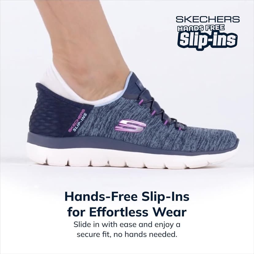 Skechers Women's Summits Dazzling Haze Hands Free Slip In Sneakers