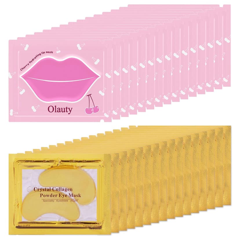Bridesmaid Gifts, Lip Gloss Bulk, Eye Patches for Puffy Eyes and Dark Circles, Eye Masks for Dark Circles and Puffiness 30 Pairs Lip Mask & Eye Mask, Chapstick Bulk, Hangover Kit, Lip Balm Bulk B0D8QFPJQT