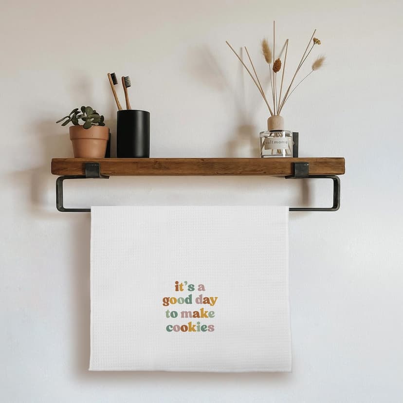 Baking Gifts Kitchen Towels, Gifts for Bakers Cookie Lovers Cooks Dish Tea Towel for Kitchen Baking, It's a Good Day to Make Cookies Hand Towels, 16x24 B0CSCGQB3Q