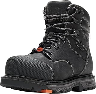 BRUNT Mulder Welted (Comp Toe) - 6" Waterproof Safety Toe Work Boot - Goodyear Welt Construction - EH & ESR Rated - Oil & Slip Resistant - 90-Degree Heel - Adjustable Width System