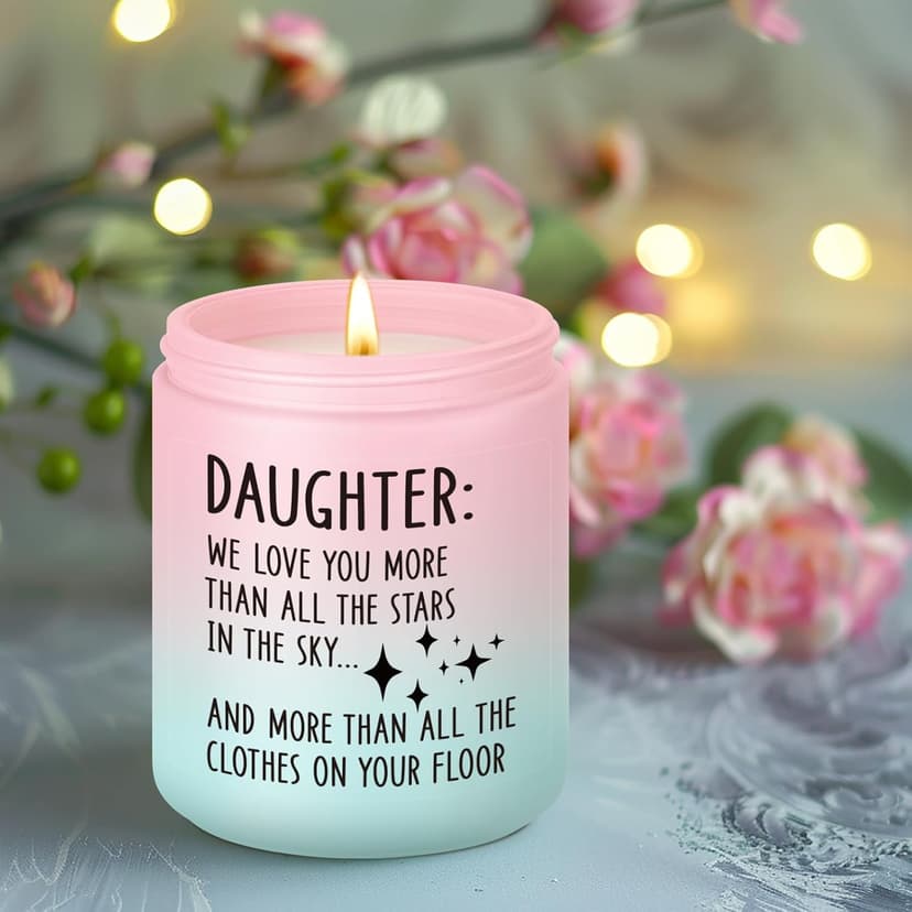 Miracu Candle, Teen Girls Gifts for Daughter, Teenage Girl Presents - Birthday Gifts for Teens 16-18 - Funny 2025 Christmas, Valentines Teenage, Unique Daughter Birthday Presents Ideas from Mom Dad