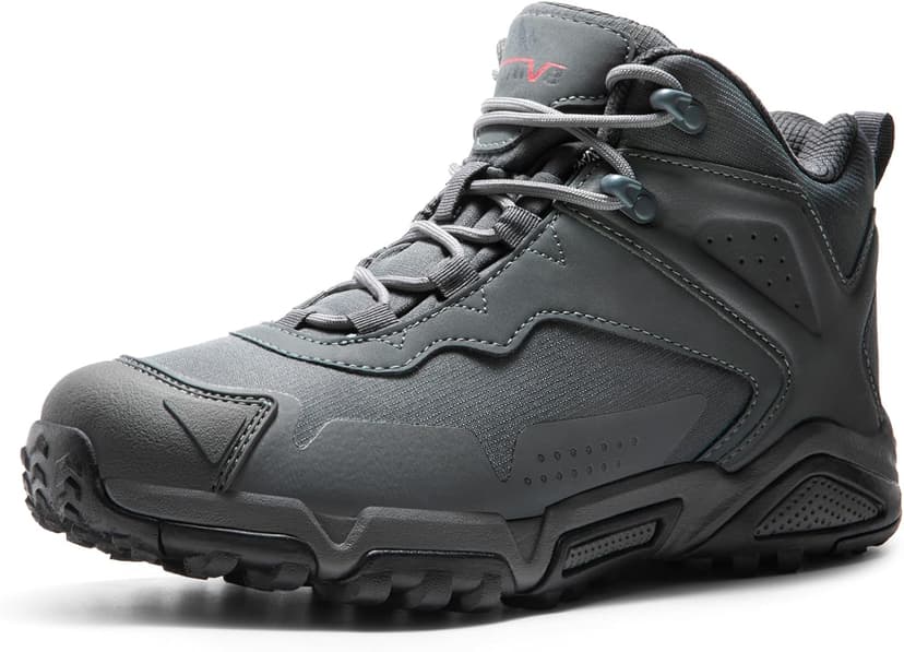 NORTIV 8 Men's Waterproof Hiking Boots, Lightweight Tactical Boots for Men, Mid Ankle Men's Hiking Boots for Trekking Trails, Outdoor Adventures Hiking