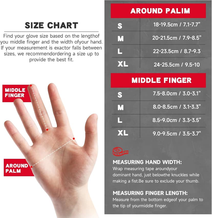 RUIXUE Winter Gloves Men Women, Warm Thermal Windproof Touchscreen Non-Slip,for Cycling Driving Running Hiking