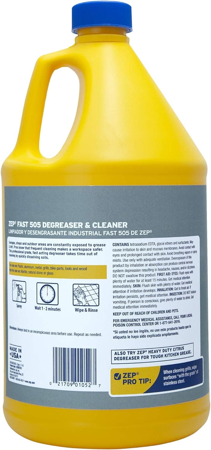 Zep ZU505128 Fast 505 Cleaner and Degreaser 128 Ounces