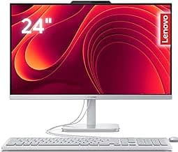 Lenovo IdeaCentre 24" FHD All-in-One Desktop Computer with Lifetime Office 365 for The Web • 16GB RAM • 512GB SSD • Intel Core • Wired Keyboard and Mouse • Windows 11